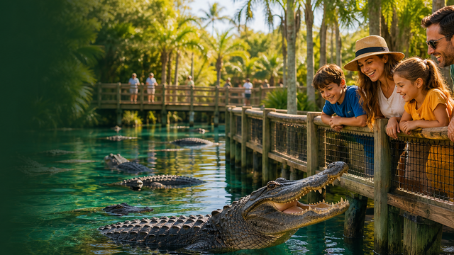 Gatorland zip line ticket card