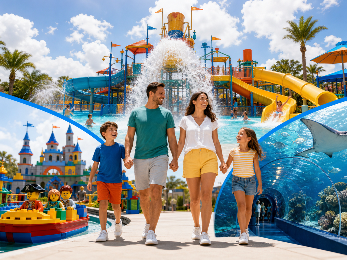 1 Day LEGOLAND Florida Ticket + SEA LIFE & Waterpark