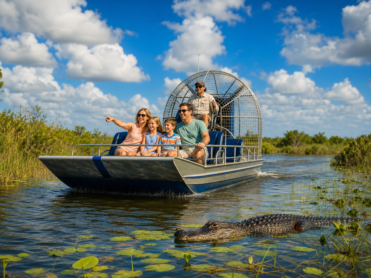 Airboat Ride with Transportation from Orlando