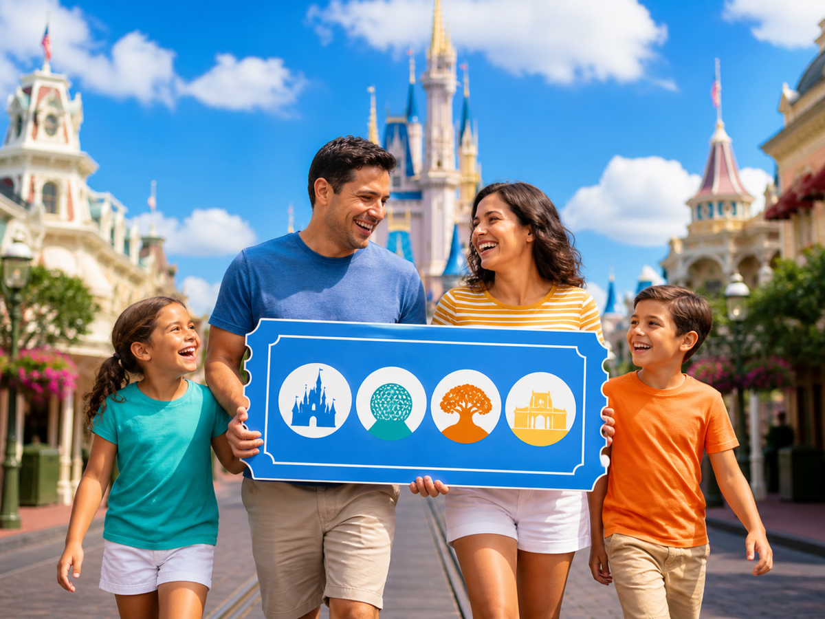 Disney Base Ticket (One Park Per Day)