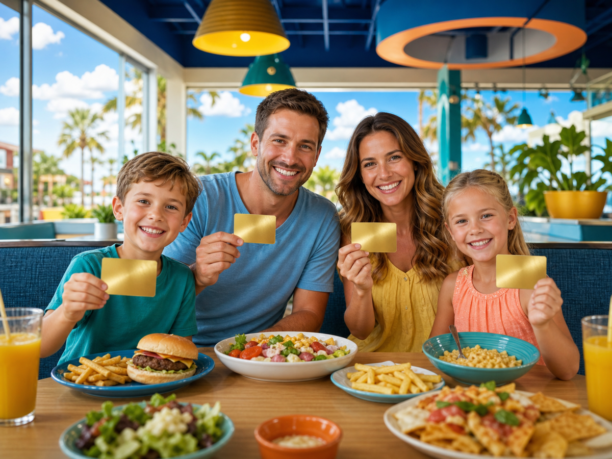 Orlando Kids Eat Free Card GOLD