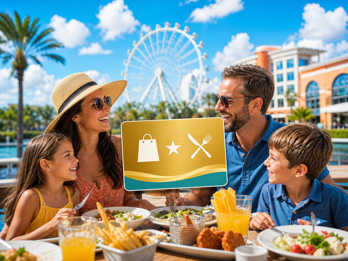 Orlando VIP Shop & Dine 4 Less Card GOLD