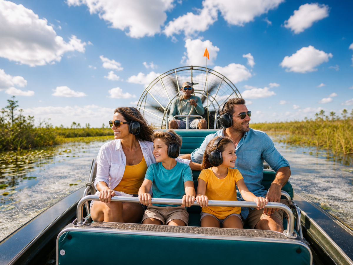 Wild Florida 30 Minute Airboat Ride with Gator Park Admission